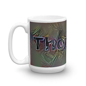Thomasin Mug Dark Rainbow 15oz right view