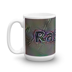 Rachael Mug Dark Rainbow 15oz right view