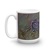 Load image into Gallery viewer, David Mug Dark Rainbow 15oz right view