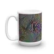 Load image into Gallery viewer, Karen Mug Dark Rainbow 15oz right view