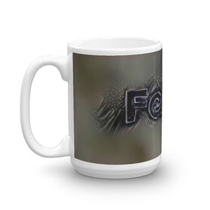 Felipe Mug Charcoal Pier 15oz right view