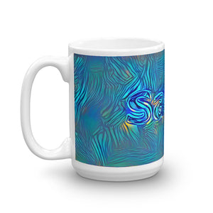 Sacha Mug Night Surfing 15oz right view