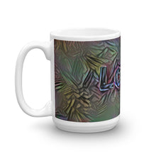Load image into Gallery viewer, Louis Mug Dark Rainbow 15oz right view