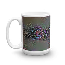 Load image into Gallery viewer, Cynthia Mug Dark Rainbow 15oz right view