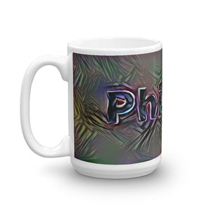 Phillipa Mug Dark Rainbow 15oz right view