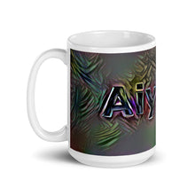 Load image into Gallery viewer, Aiyana Mug Dark Rainbow 15oz right view