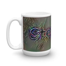 Load image into Gallery viewer, Stephen Mug Dark Rainbow 15oz right view