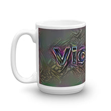 Load image into Gallery viewer, Victoria Mug Dark Rainbow 15oz right view