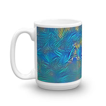 Load image into Gallery viewer, Abby Mug Night Surfing 15oz right view