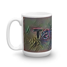 Load image into Gallery viewer, Tamara Mug Dark Rainbow 15oz right view