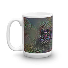 Load image into Gallery viewer, Hilary Mug Dark Rainbow 15oz right view