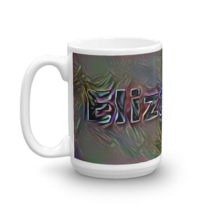 Elizabeth Mug Dark Rainbow 15oz right view
