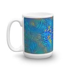 Load image into Gallery viewer, Carly Mug Night Surfing 15oz right view