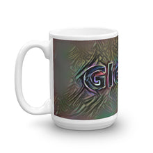 Load image into Gallery viewer, Glenys Mug Dark Rainbow 15oz right view