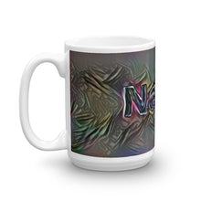 Load image into Gallery viewer, Nadia Mug Dark Rainbow 15oz right view
