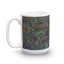 Load image into Gallery viewer, Lily Mug Dark Rainbow 15oz right view