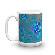 Load image into Gallery viewer, Aline Mug Night Surfing 15oz right view