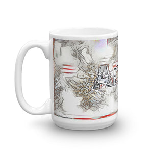 Angie Mug Frozen City 15oz right view