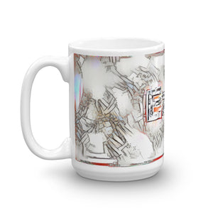 Ezra Mug Frozen City 15oz right view