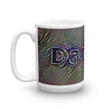 Load image into Gallery viewer, Danielle Mug Dark Rainbow 15oz right view