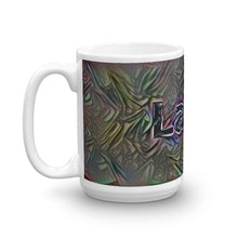 Load image into Gallery viewer, Layla Mug Dark Rainbow 15oz right view