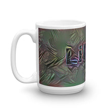 Load image into Gallery viewer, Lillian Mug Dark Rainbow 15oz right view