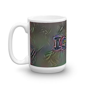 Isaac Mug Dark Rainbow 15oz right view