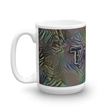 Load image into Gallery viewer, Tram Mug Dark Rainbow 15oz right view