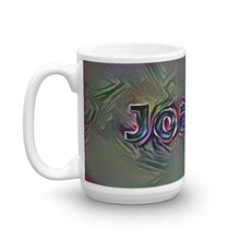 Load image into Gallery viewer, Joanna Mug Dark Rainbow 15oz right view