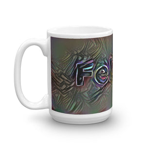 Felicity Mug Dark Rainbow 15oz right view