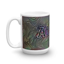 Load image into Gallery viewer, Alfred Mug Dark Rainbow 15oz right view