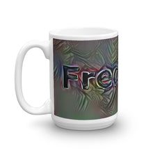 Load image into Gallery viewer, Frederick Mug Dark Rainbow 15oz right view