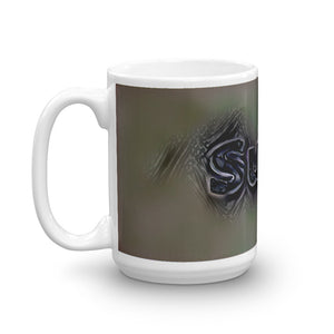 Susie Mug Charcoal Pier 15oz right view