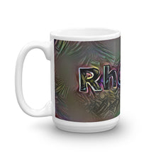 Load image into Gallery viewer, Rhonda Mug Dark Rainbow 15oz right view