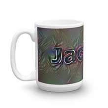 Load image into Gallery viewer, Jackson Mug Dark Rainbow 15oz right view
