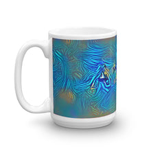 Load image into Gallery viewer, Angel Mug Night Surfing 15oz right view