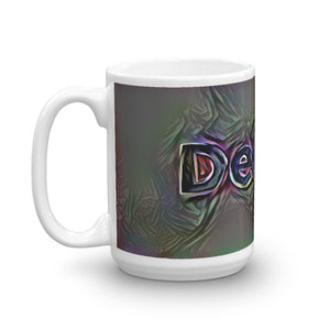 Debbie Mug Dark Rainbow 15oz right view