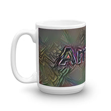 Load image into Gallery viewer, Amelia Mug Dark Rainbow 15oz right view