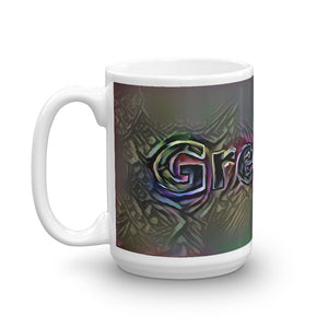 Gregory Mug Dark Rainbow 15oz right view