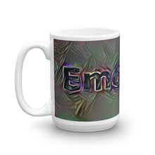 Load image into Gallery viewer, Emorable Mug Dark Rainbow 15oz right view