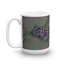 Load image into Gallery viewer, Crystal Mug Dark Rainbow 15oz right view
