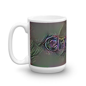 Crystal Mug Dark Rainbow 15oz right view