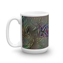 Load image into Gallery viewer, Karla Mug Dark Rainbow 15oz right view