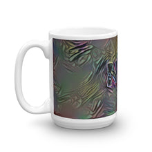 Load image into Gallery viewer, Neil Mug Dark Rainbow 15oz right view