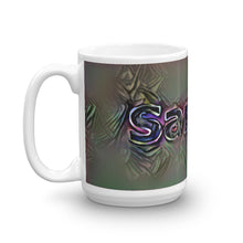 Load image into Gallery viewer, Sandra Mug Dark Rainbow 15oz right view