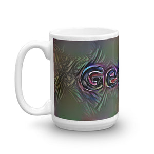 George Mug Dark Rainbow 15oz right view