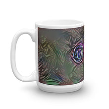 Load image into Gallery viewer, Ollie Mug Dark Rainbow 15oz right view