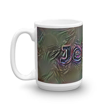 Load image into Gallery viewer, Jethro Mug Dark Rainbow 15oz right view
