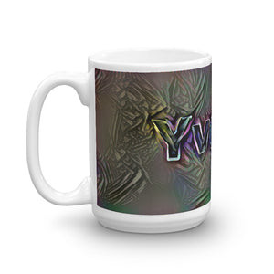 Yvette Mug Dark Rainbow 15oz right view