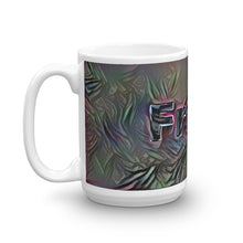 Load image into Gallery viewer, Frank Mug Dark Rainbow 15oz right view